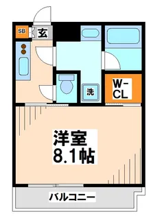 ZOOM調布【6階】の間取り