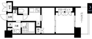 レジディア文京本郷【7階】の間取り