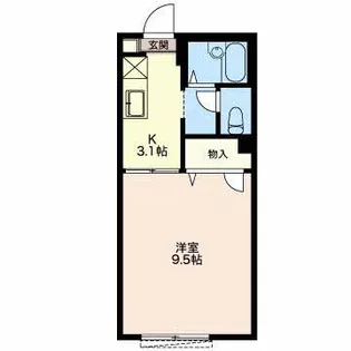 サンパティークS C【1階】の間取り