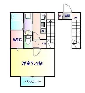 クラス清水沼【2階】の間取り
