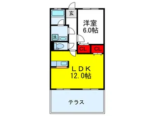 コ-ポ上原【2階】の間取り