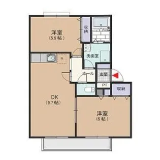 カーサMASAKI【1階】の間取り