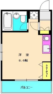 ベルツリー淵野辺【1階】の間取り