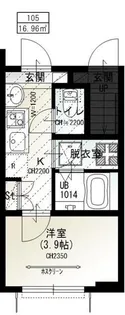 ソルナクレイシア二子玉川【1階】の間取り