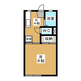 アーバン高原B【2階】の間取り