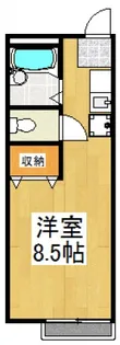 グレースフルアライA棟【2階】の間取り