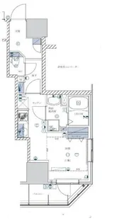 ライジングプレイス亀戸【2階】の間取り