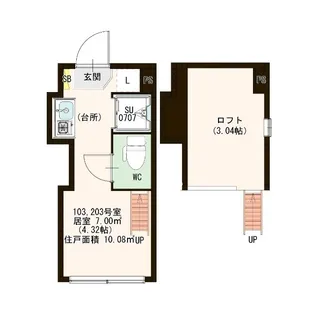 MOA池袋【1階】の間取り