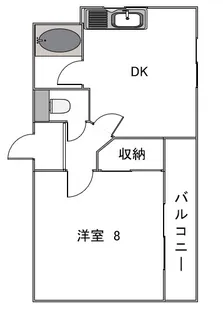 沢上コーポ【1階】の間取り