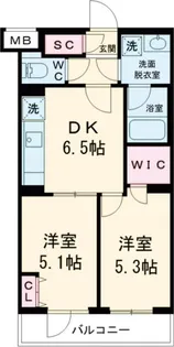 ルフレ世田谷ノール【3階】の間取り