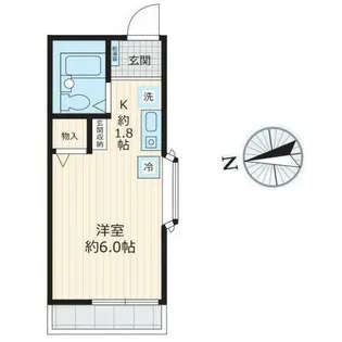 パールハイツ【1階】の間取り