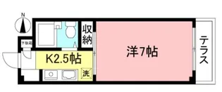アミカル三軒茶屋【1階】の間取り