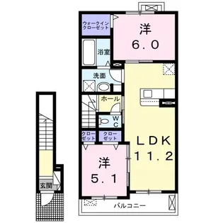 リメインα【2階】の間取り