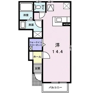 モルティ コートB【1階】の間取り