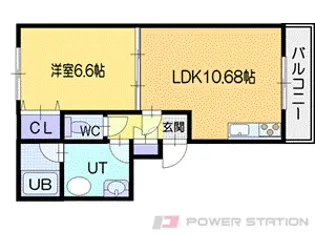 メゾン・ド・アラカルト緑【1階】の間取り