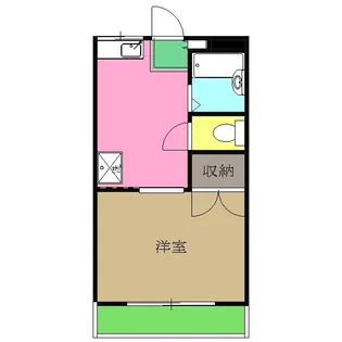 パークサイドハイツ【2階】の間取り