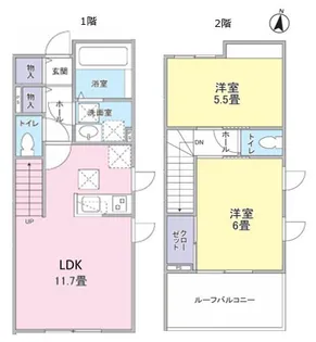 La Tiara Fussaの間取り
