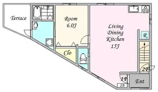EZE HOUSE【1階】の間取り