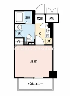 マイナビSTAYセレニティガーデン横浜浅間町【10階】の間取り