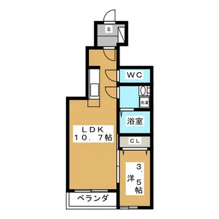 reussir【1階】の間取り