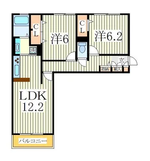 コンフォールコート【3階】の間取り