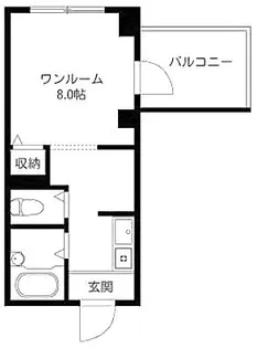 アミーゴ【2階】の間取り