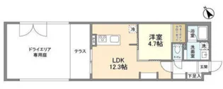 ACPレジデンス文京春日【1階】の間取り