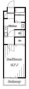 メゾンクレール【2階】の間取り