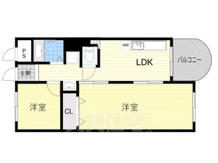 ハイツ春日野【1階】の間取り