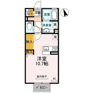 ジュール・シャン【2階】の間取り