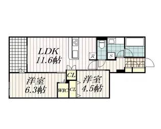 GREENCREST【3階】の間取り