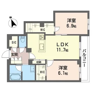 エフボーテ【2階】の間取り