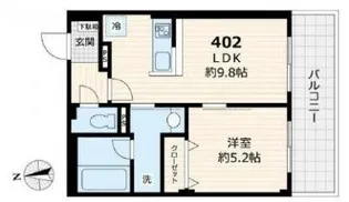 セル エット ルミエール【4階】の間取り