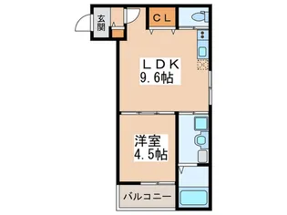 ハイム凜【3階】の間取り
