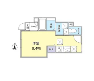 メゾン・デ・フルール【1階】の間取り