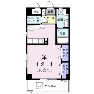 ア・ニューライフ ナハ【3階】の間取り
