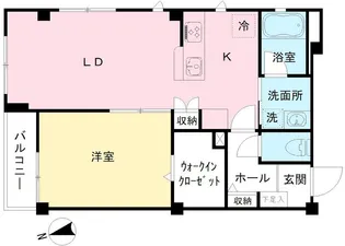 フェルトゥール【1階】の間取り