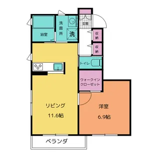 イル・ソーレ【1階】の間取り