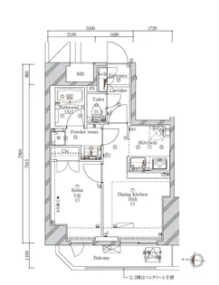 SYFORME IRIYA【7階】の間取り