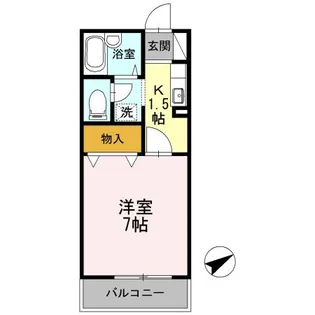 サンパティオ A【1階】の間取り