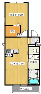 シャーメゾン心花【3階】の間取り