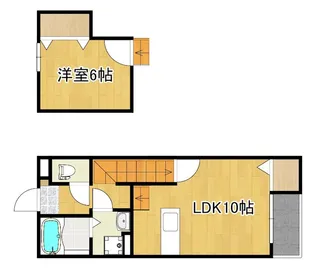 サニークレセント姶良【2階】の間取り
