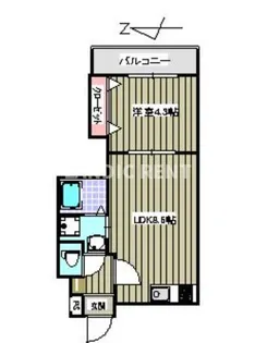 ユゥ&ミィ金山駅前C棟【3階】の間取り