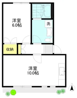 ビラ北町【1階】の間取り
