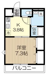 アンプルール ブア オリヴィエ オドラ【2階】の間取り