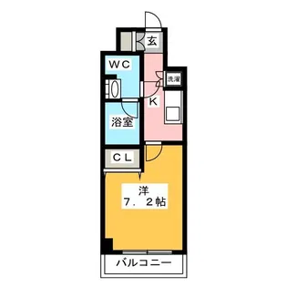 Dimus勝どき【5階】の間取り
