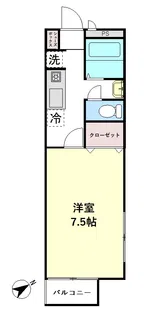 サニーヒル【1階】の間取り