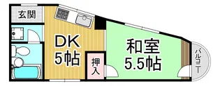 ハイツいちう【3階】の間取り