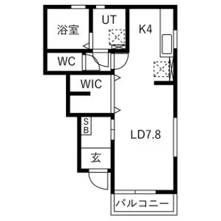 リュミエール桜 I【1階】の間取り