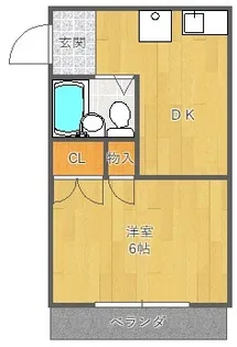 レコルテ千里山I【2階】の間取り
